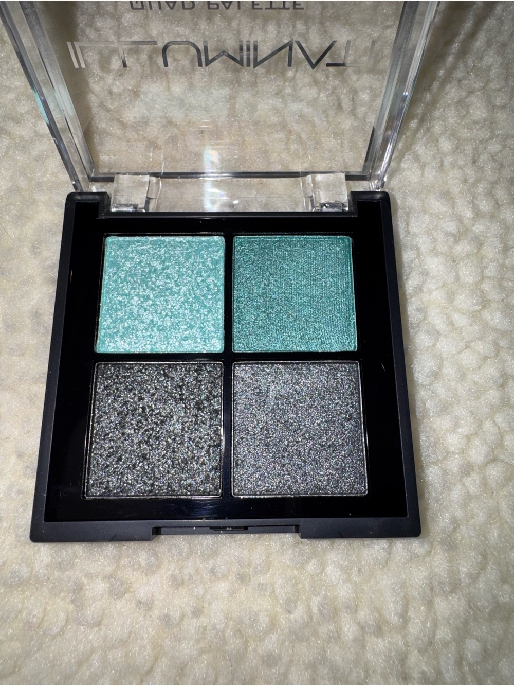 Illuminati - Superstition - Teal & Slate Shimmer Eyeshadow Quad, NEW!